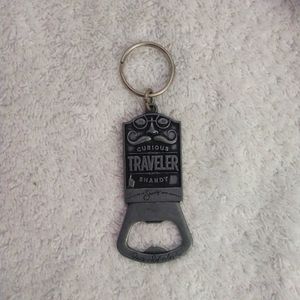 3/$10 🌟 New, Curious Traveler Beer Co Shandy Bottle Opener Key Ring